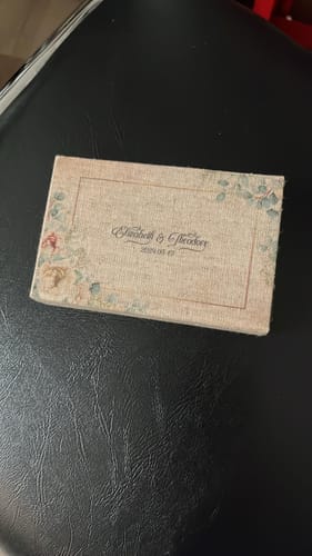 Customer photo review of Vintage fabric USB box