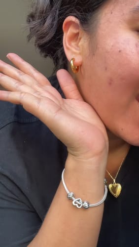 Customer photo review of The Adina Earrings