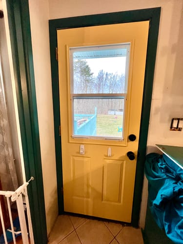 Customer photo review of Venting 1 Lite Glass and Frame Kit (Half Lite)