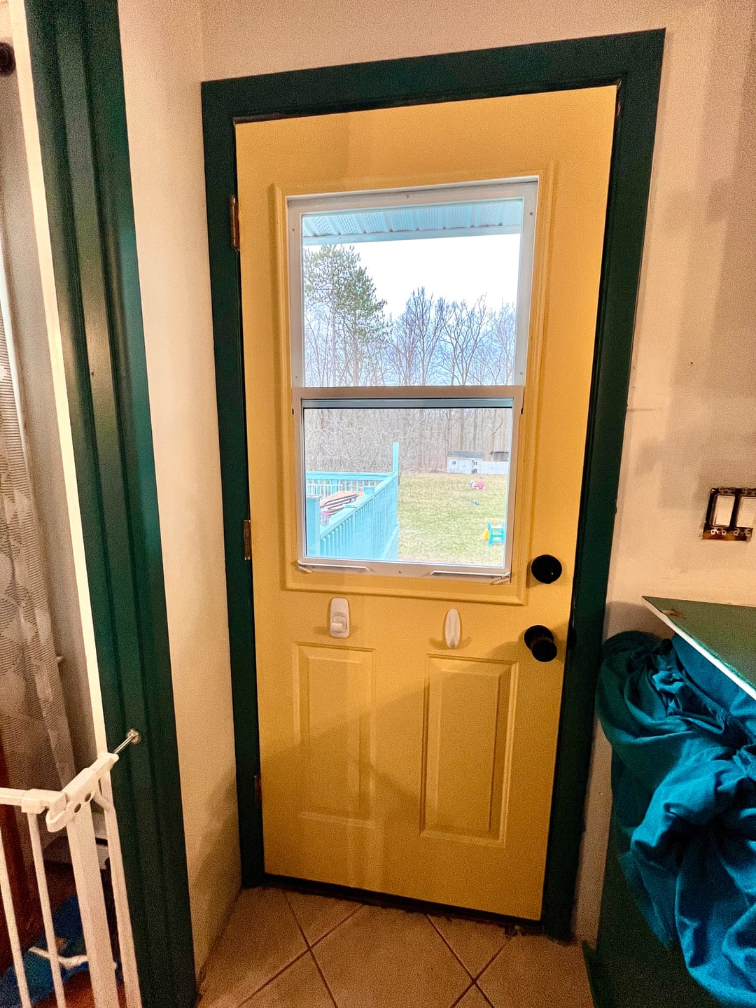 Customer photo review of Venting 1 Lite Glass and Frame Kit (Half Lite)
