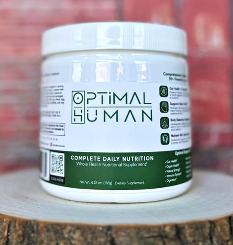Customer photo review of Optimal Human - Superfood Greens (Welcome Kit)