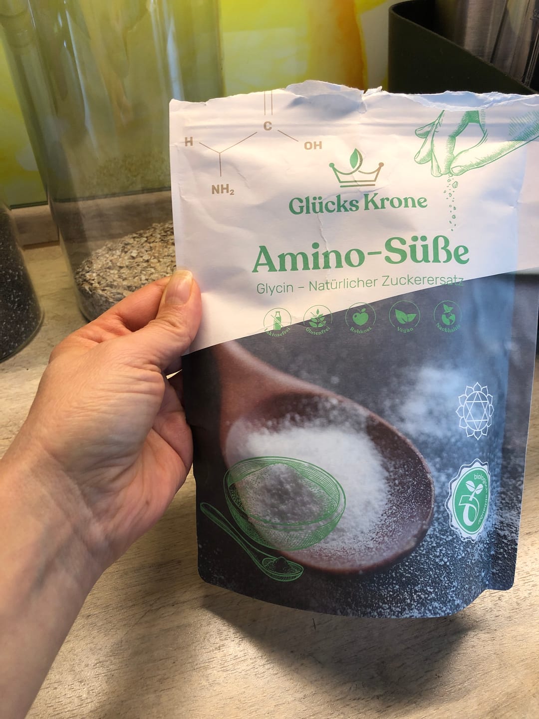 Customer photo review of Amino-Süße (L-Glycin) - 250g