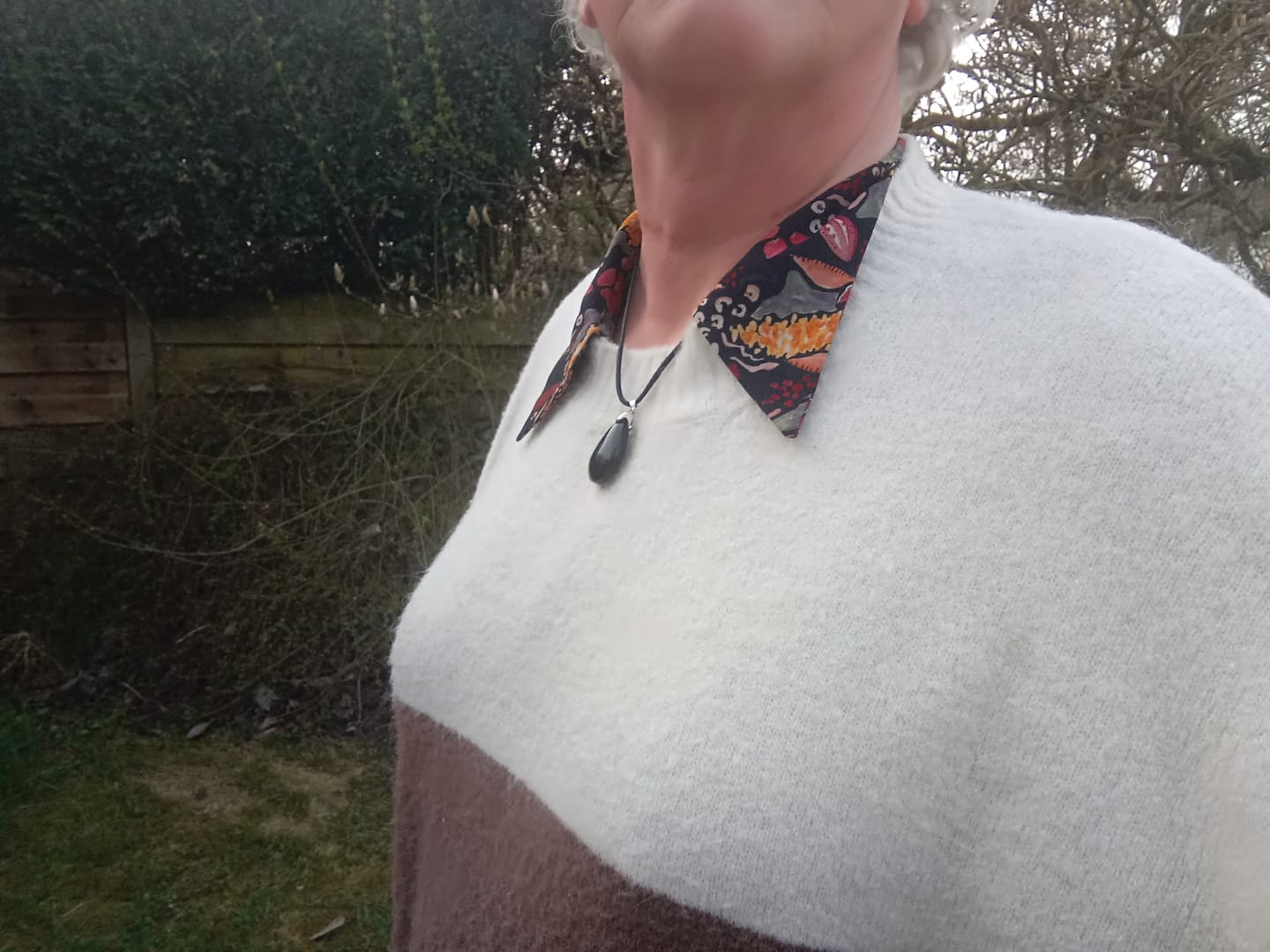 Customer photo review of Pendentif en Obsidienne Oeil Céleste