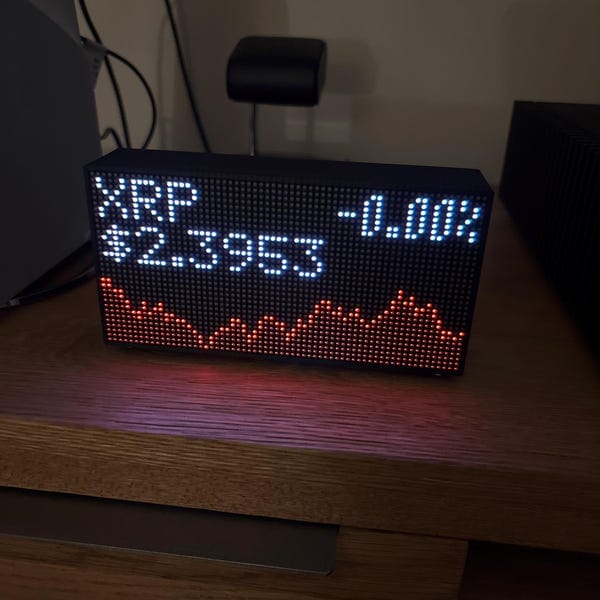 Customer photo review of Ticker Box Display