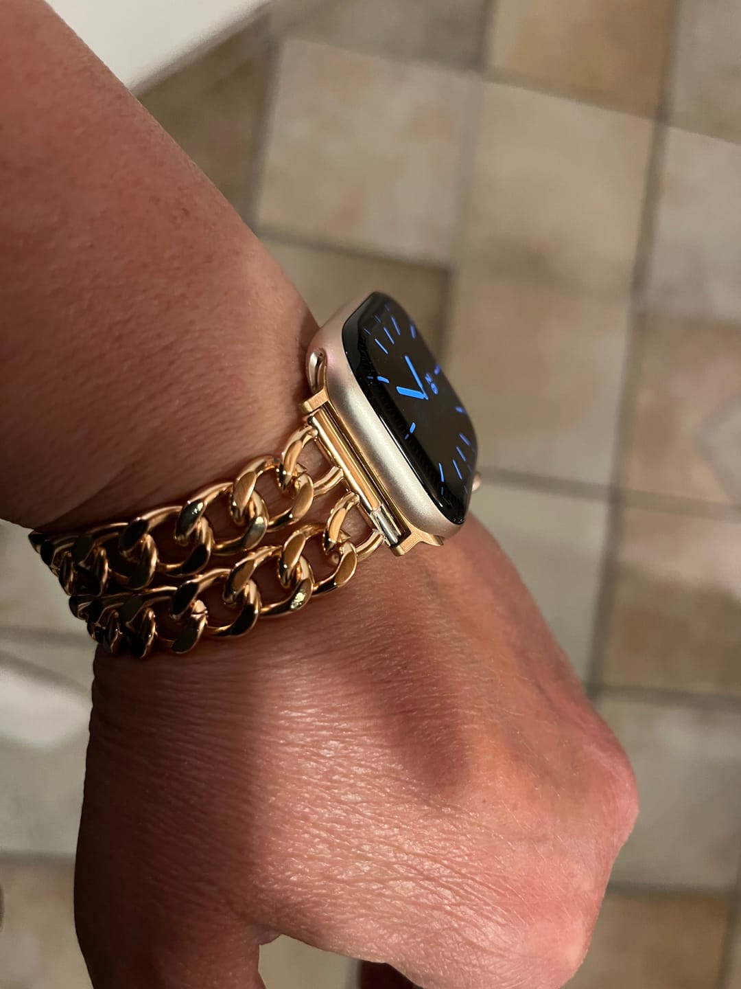 Customer photo review of Apple Watch Metallarmband "Josefin"