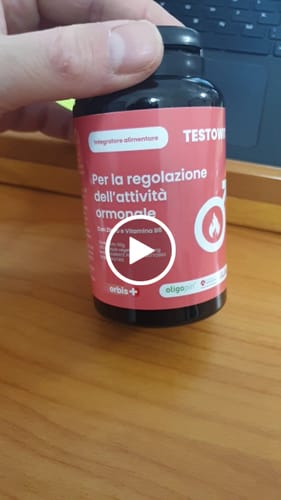 Customer video review of TESTOWIT - Regolazione ormonale 120 cps NEW!
