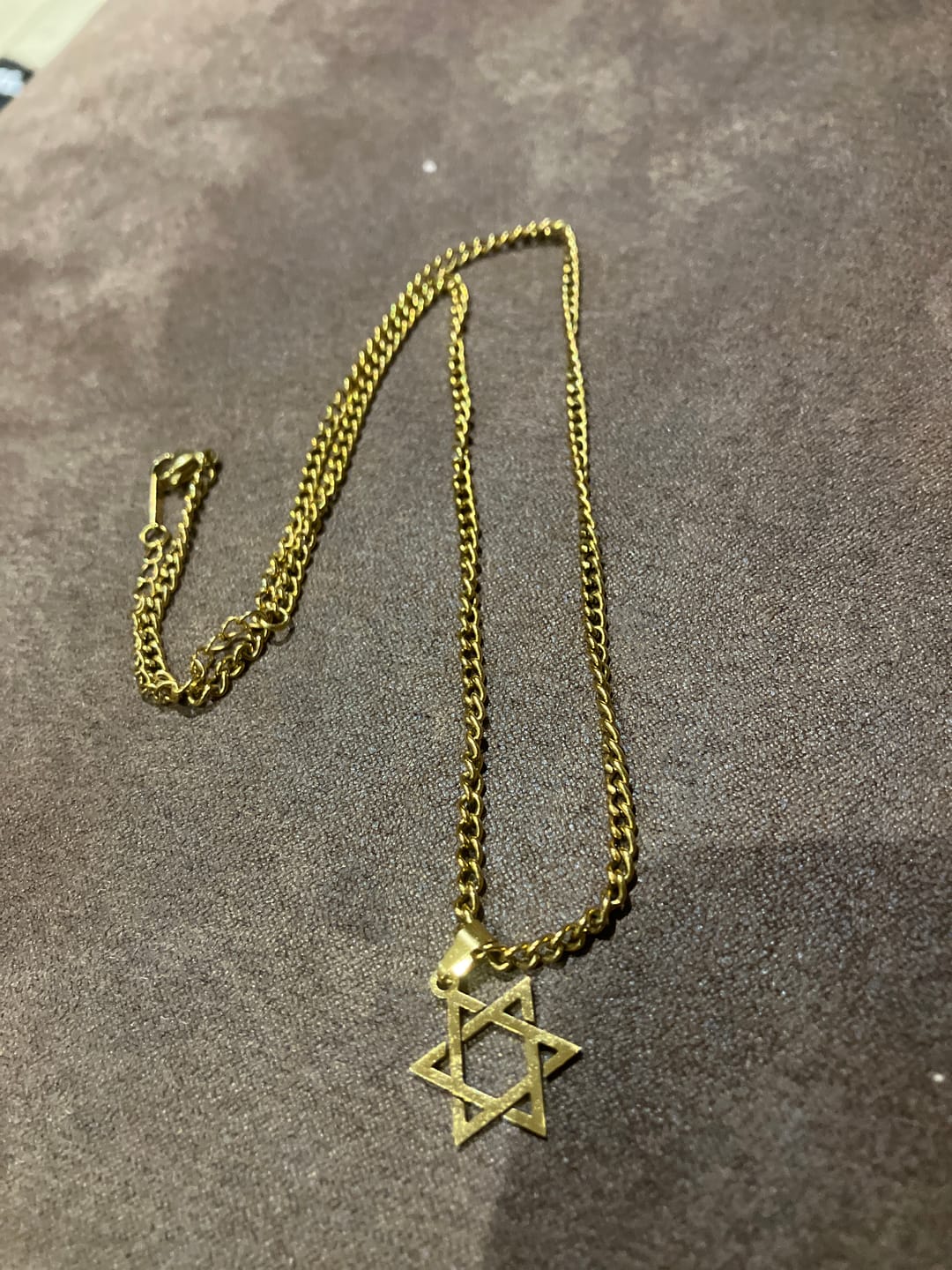 Customer photo review of Israel365 Star of David Necklace