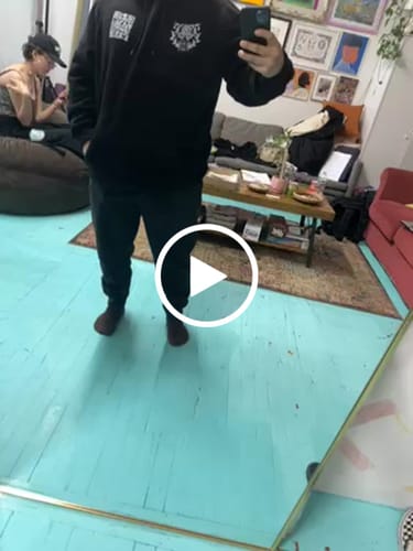 Customer video review of SINGLE CUSTOM FULL COLOR HOODIE