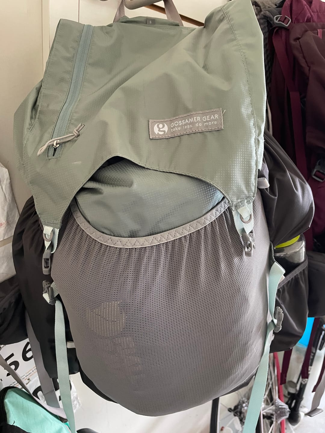 Customer photo review of Mariposa 60 Backpack