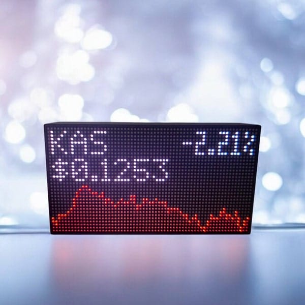 Customer photo review of Ticker Box Display
