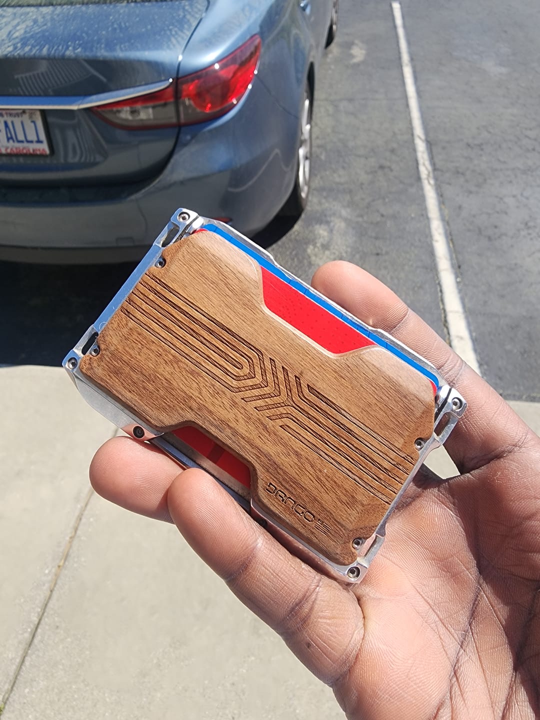 Customer photo review of A-SERIES WALNUT BACKPLATE
