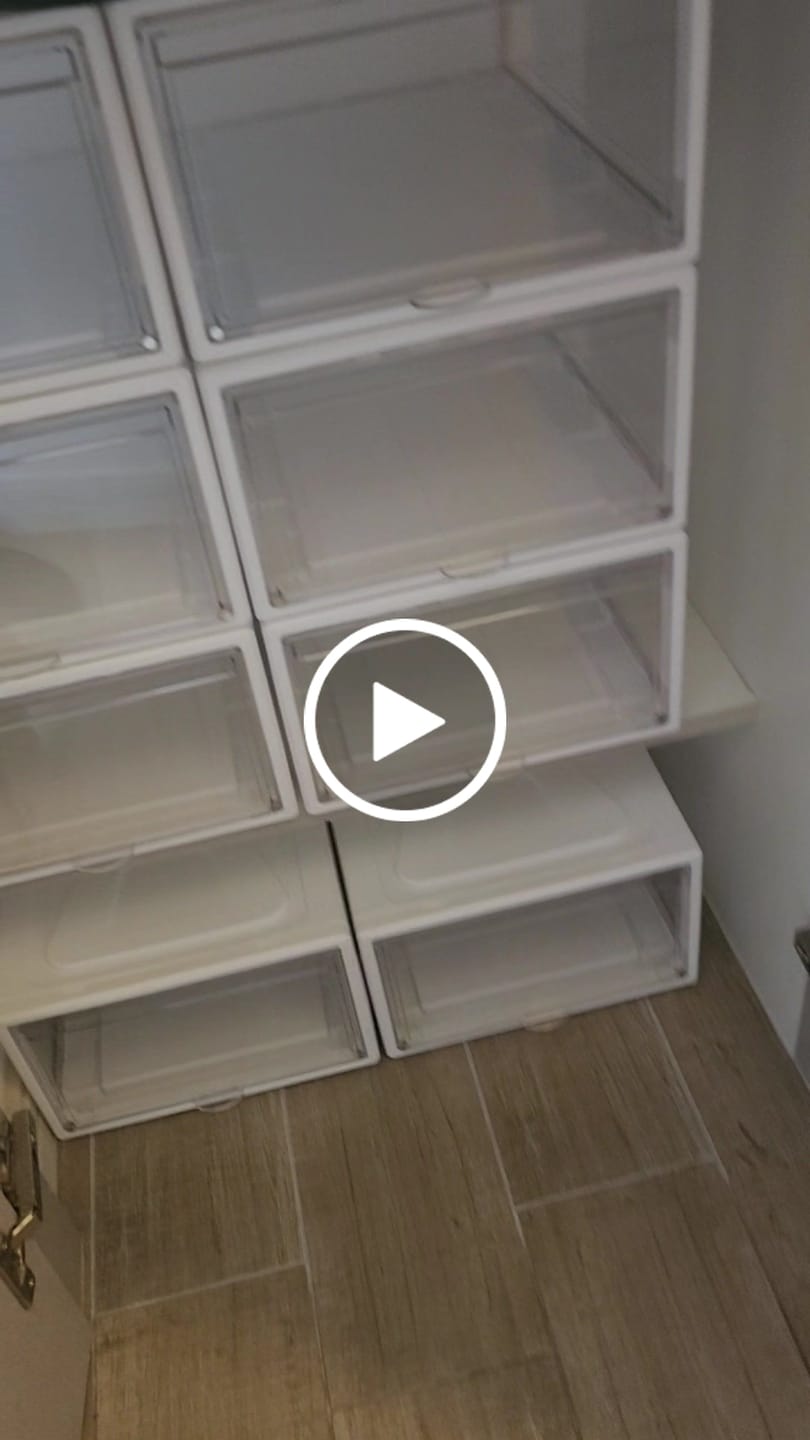 Customer video review of Set 10 Cajas Organizadoras de Zapatos Blanco Transparente Cada Cosa En Su Lugar®