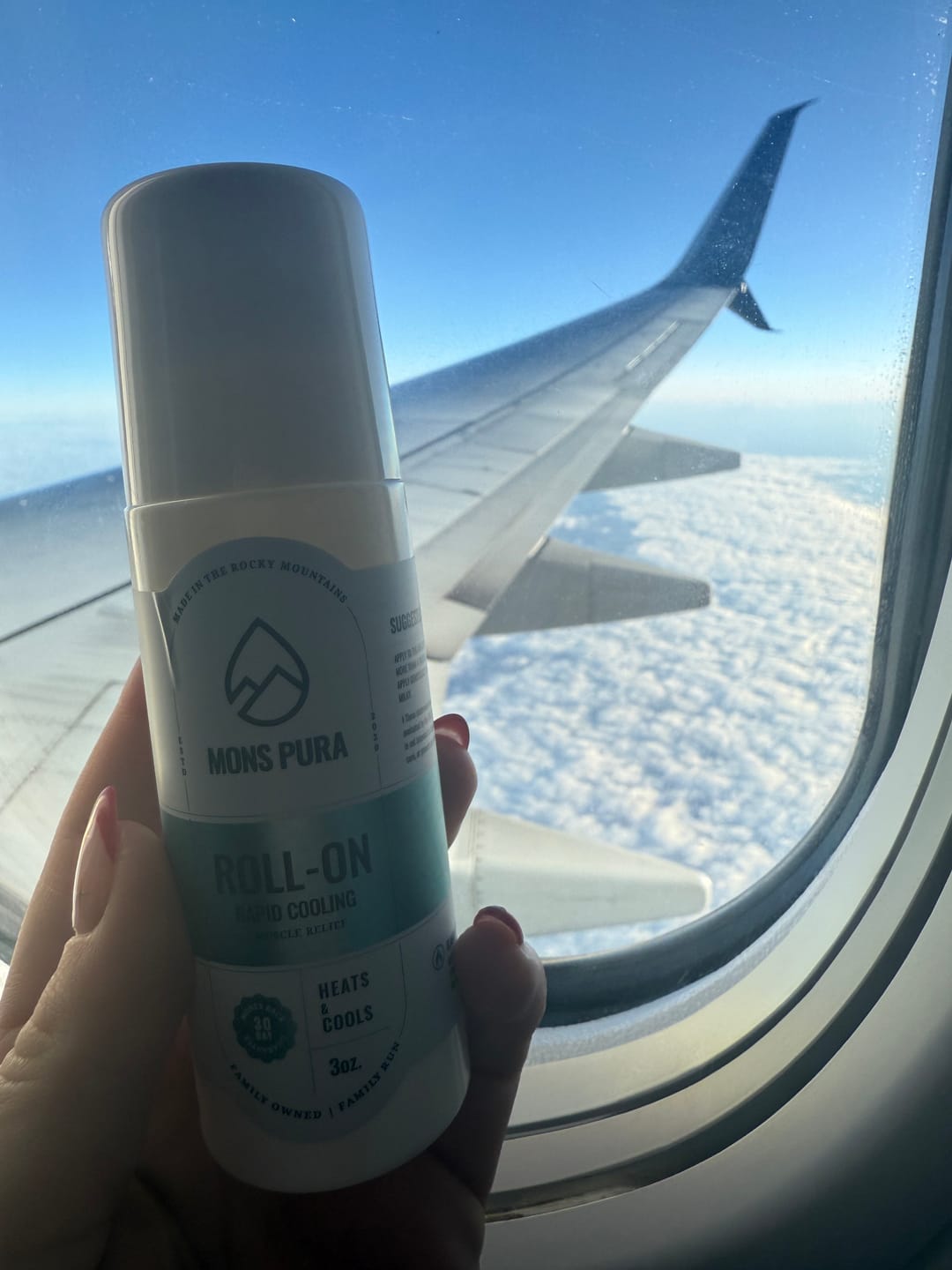 Customer photo review of Rapid Cooling Muscle Relief Roll On