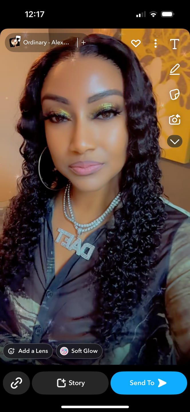 Customer photo review of Wavymy Pre-Bleached HD Lace Wear & Go Pre-Cut Wigs Dome Cap Glueless Water Wave 4x6 Lace Closure Wig 180% Density