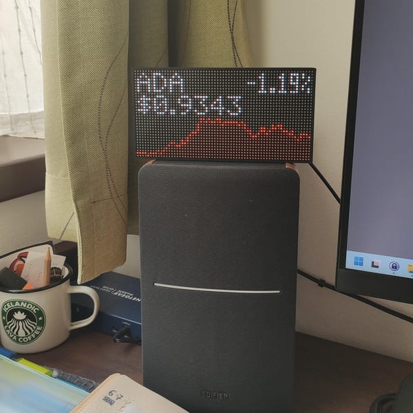 Customer photo review of Ticker Box Display
