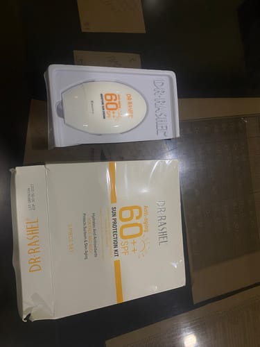 Customer photo review of DR RASHEL Hydrating and Anti-aging Sun Protection Kit Pack of 2