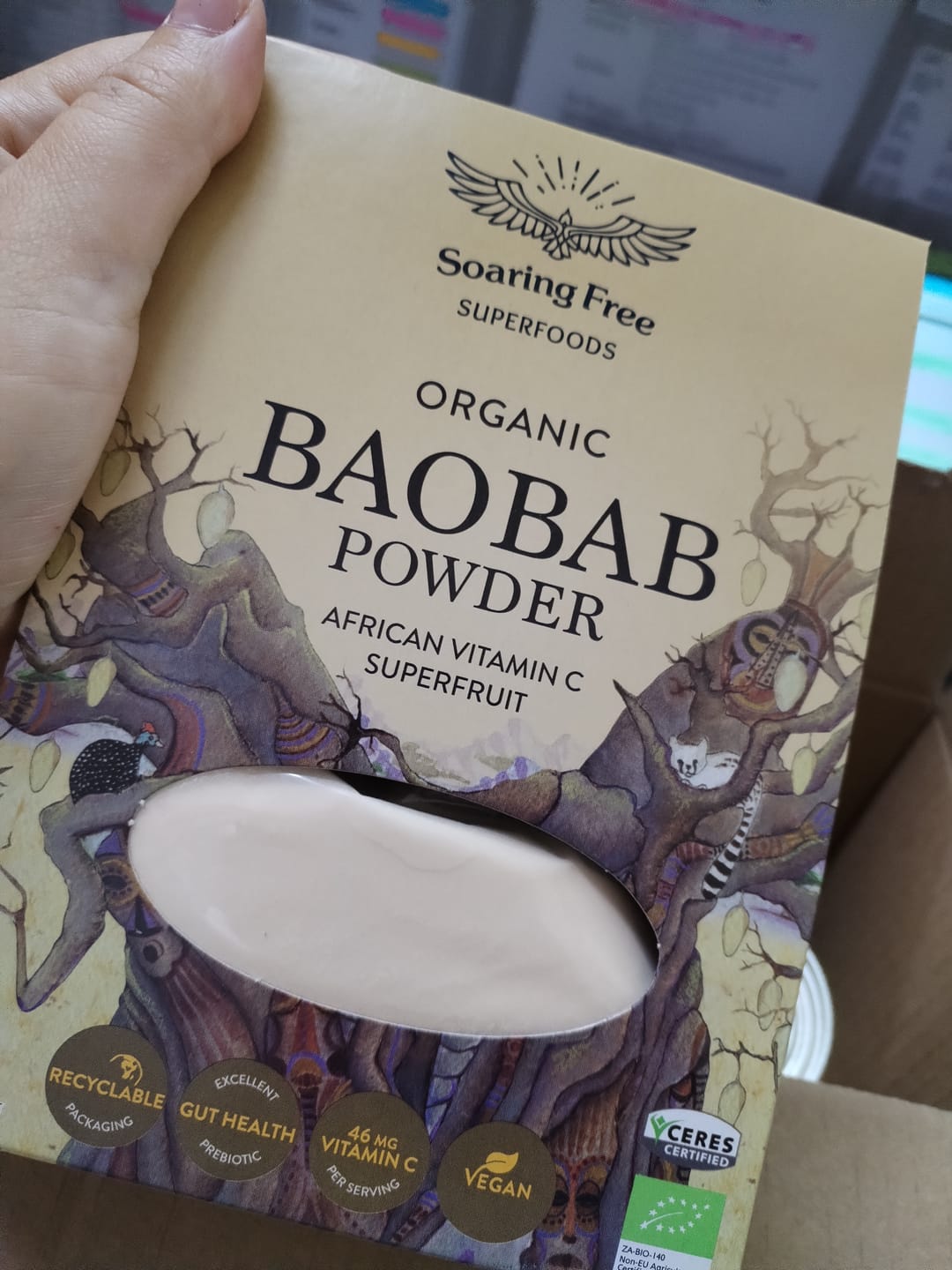 Customer photo review of Organic Baobab Powder
