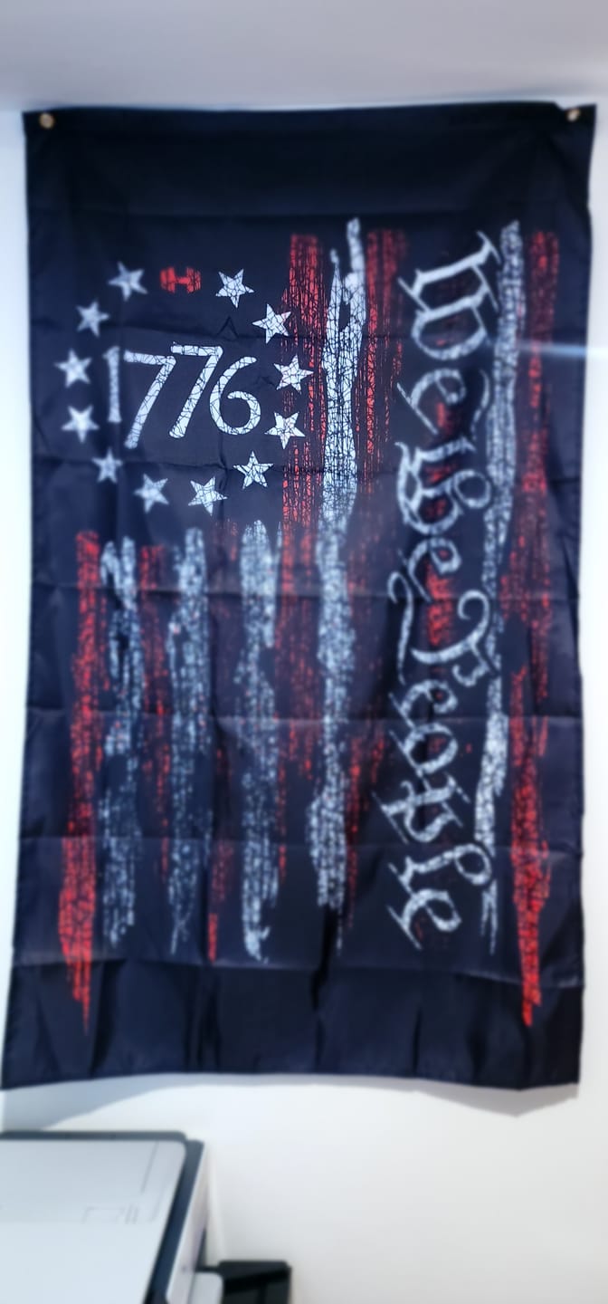 Customer photo review of We The People 1776 Flag