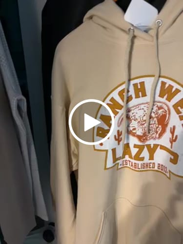 Customer video review of Lazy J Ranch Cactus Hereford Arrowhead Pullover Hoodie - Tan