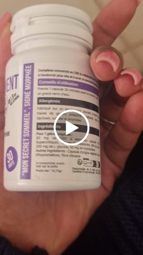 Customer video review of Cure sommeil CBD Mélatonine - 1500mg
