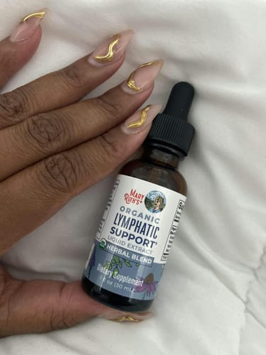 Customer photo review of Organic Lymphatic Support Herbal Extract