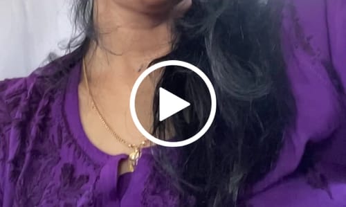 Customer video review of Myra Deep Purple Short Rayon Kurta