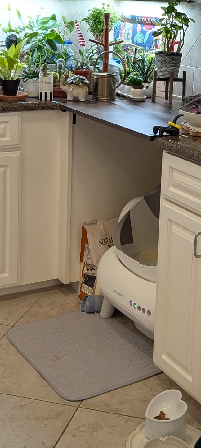 Customer photo review of Neakasa M1 Lite Plus Open-Top Self-Cleaning Cat Litter Box