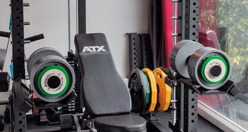 Customer photo review of Kurzhantel Halterung Set