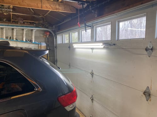 Customer photo review of Racing Trailer Pit Light – Single 5 Foot Pole 10,000 Lumens