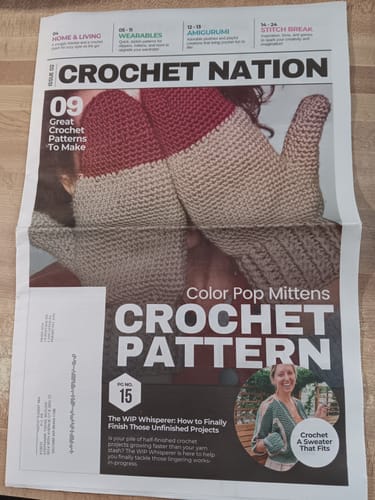 Customer photo review of Crochet Nation • 1-Issue-a-Month Subscription Plan *