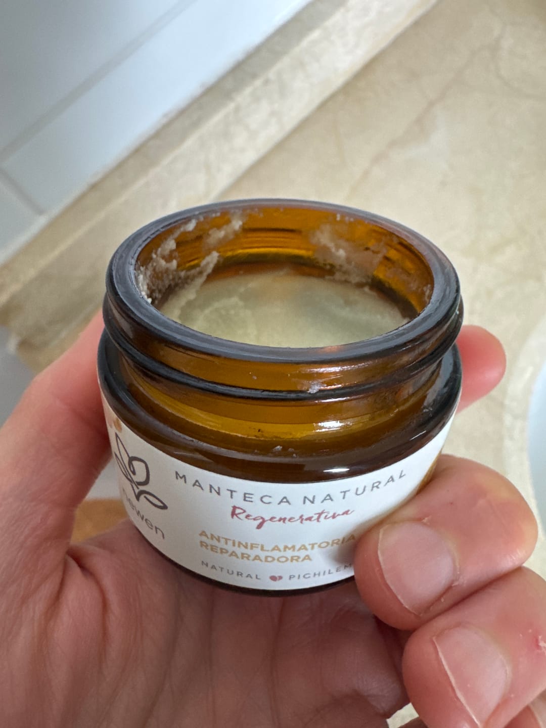 Customer photo review of Manteca Regenerativa Piel Sensible
