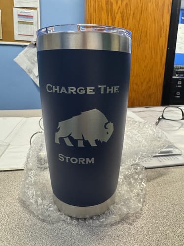 Customer photo review of (6 Pieces) Custom Laser Engraved - 20oz Tumblers