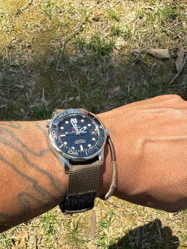 Customer photo review of Glomar Explorer - Hook And Loop Watch Strap