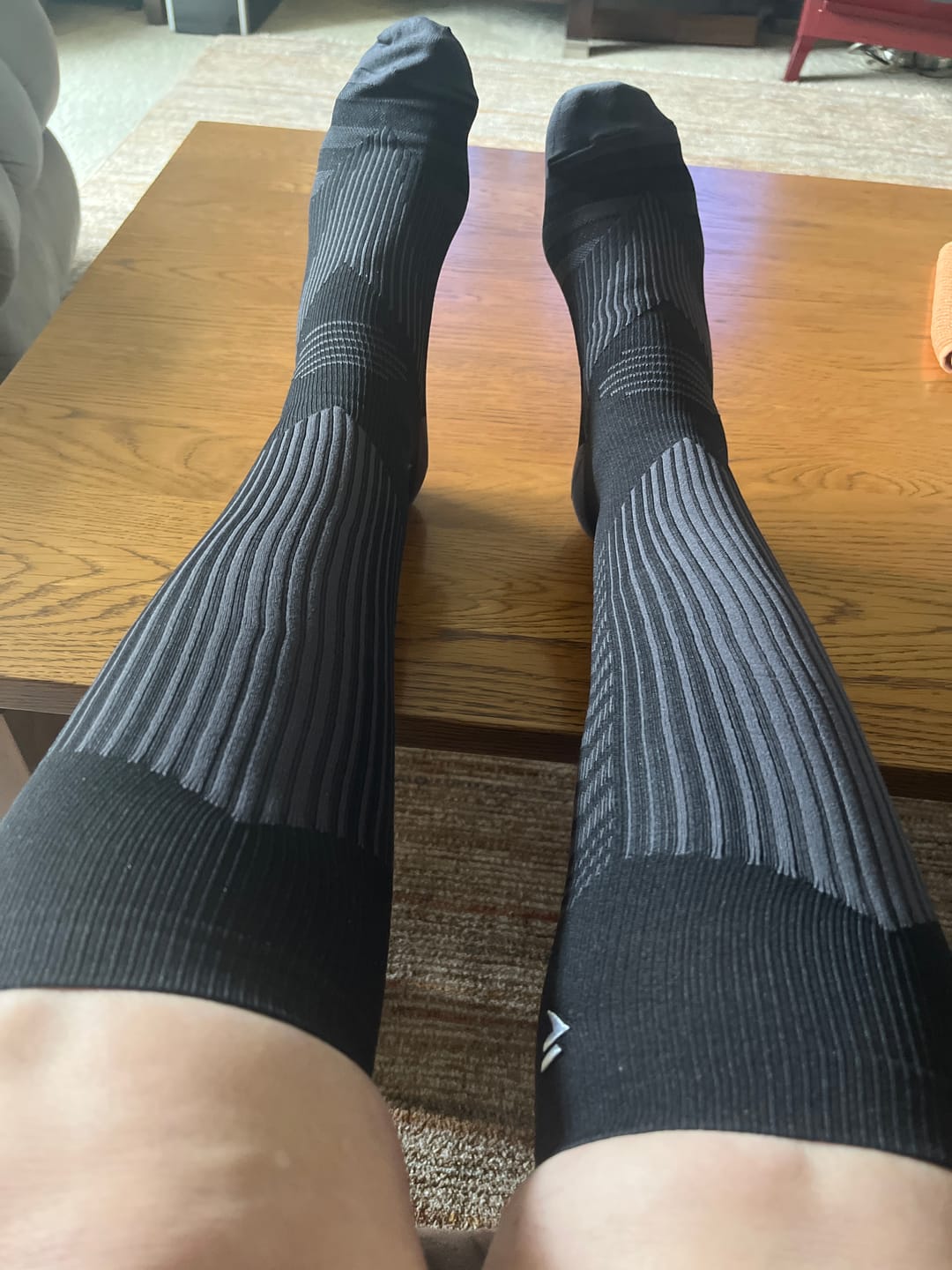 Customer photo review of Flytex V2 Compression Socks