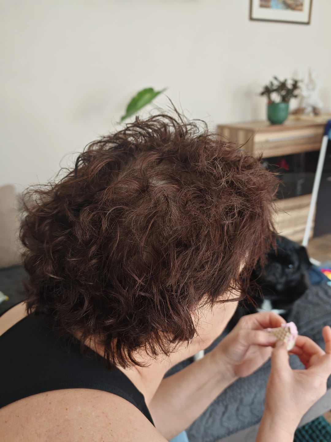 Customer photo review of Henna Original Haarfarbe Braun Hennapulver