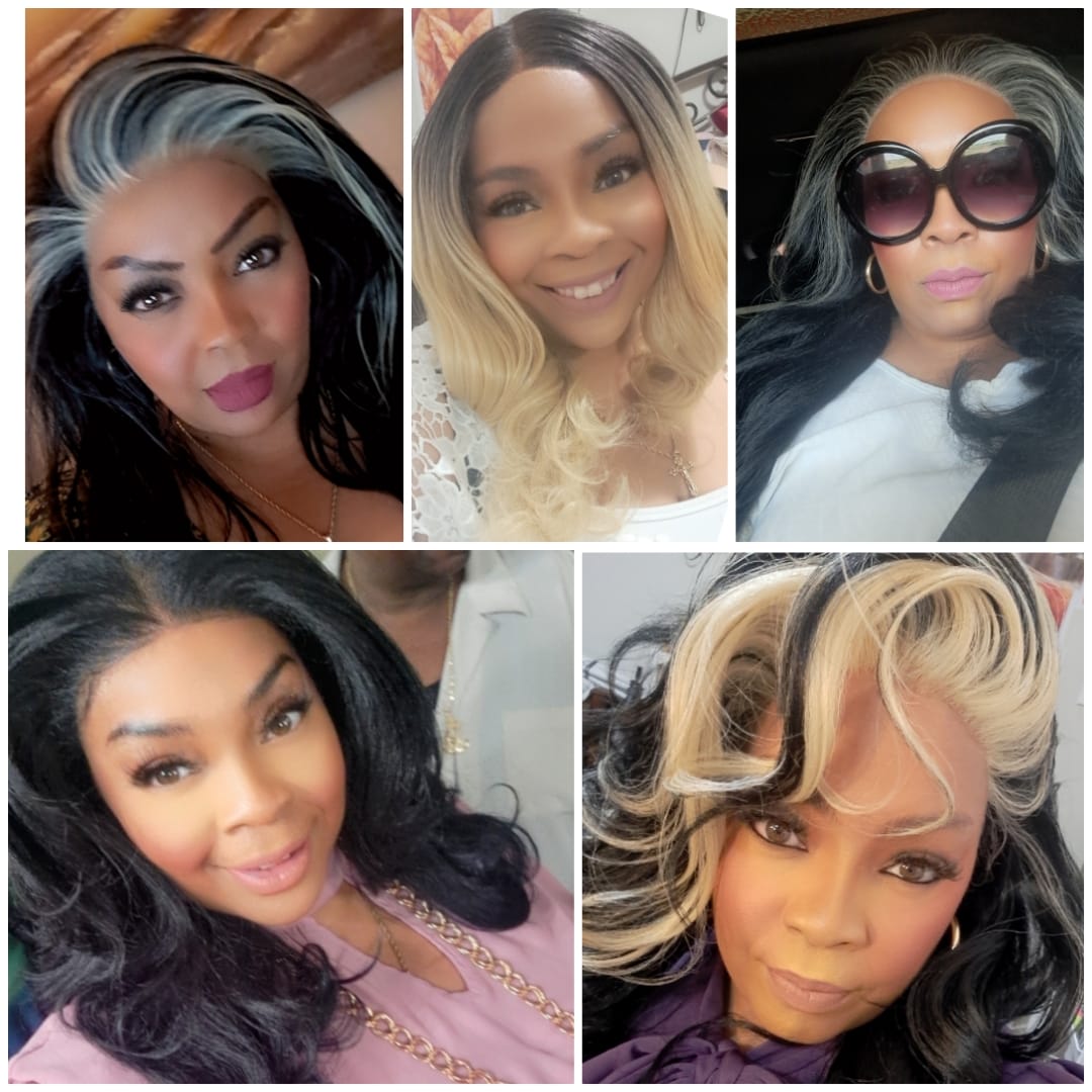 Customer photo review of Sensationnel Cloud 9 13x6 HD Lace front Wig - ADANNA
