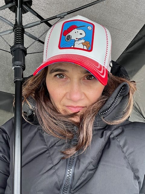 Customer photo review of OVERLORD X Peanuts: Baseball Snoopy Trucker Cap