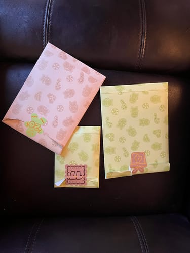 Customer photo review of Gingerbread Holiday Advent Calendar