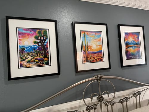 Customer photo review of Joshua Tree National Park Commemorative Poster: A Pop Art Tribute