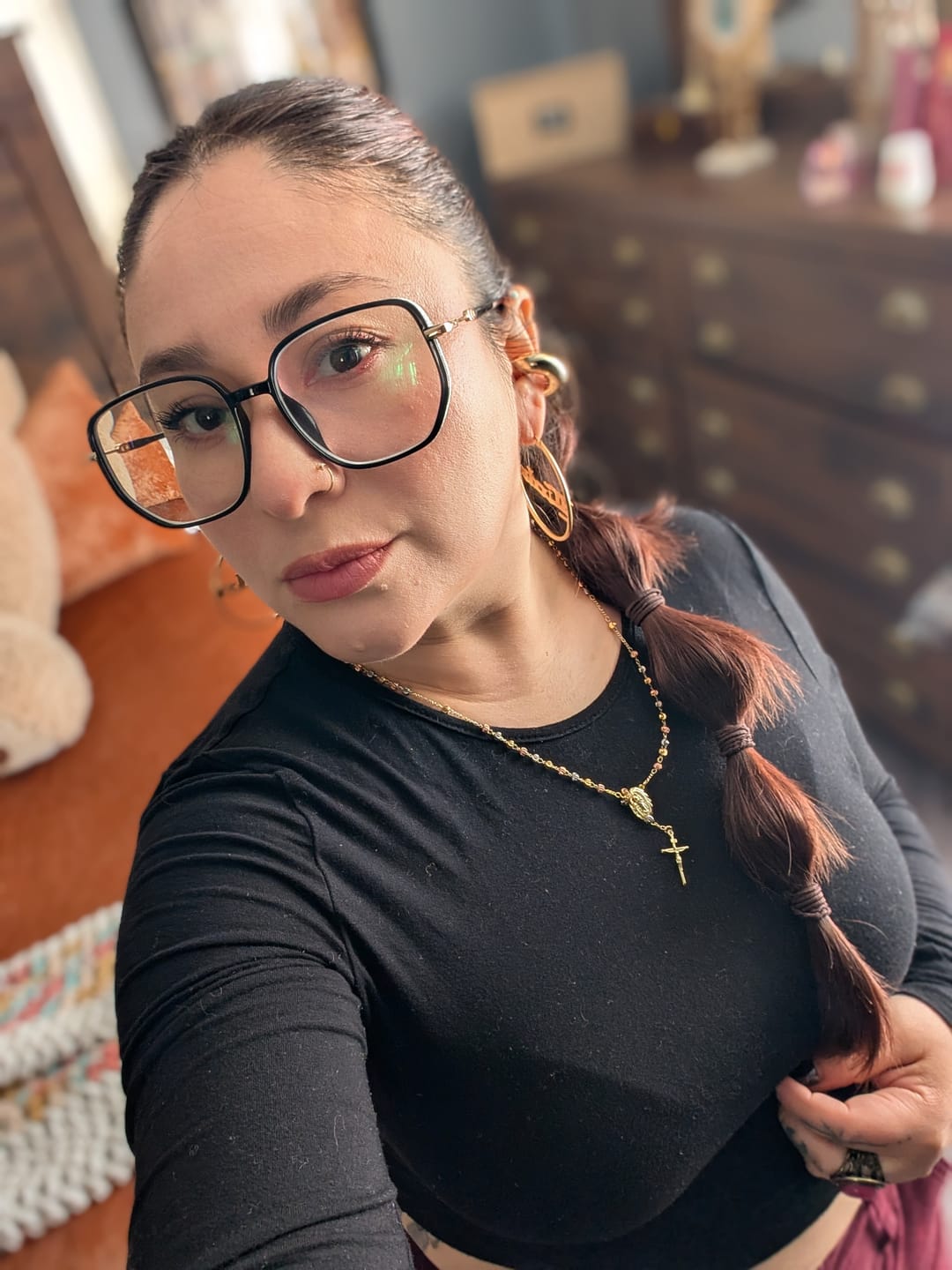 Customer photo review of Zelda Eyeglasses