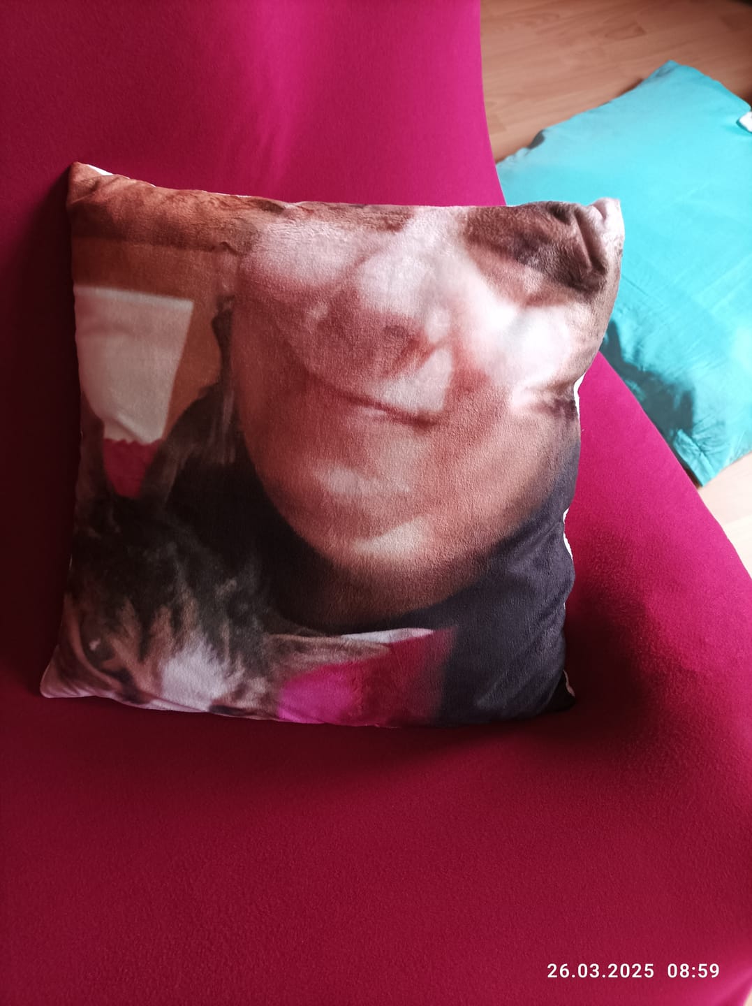 Customer photo review of Fotokissen - Individuelles Kissen