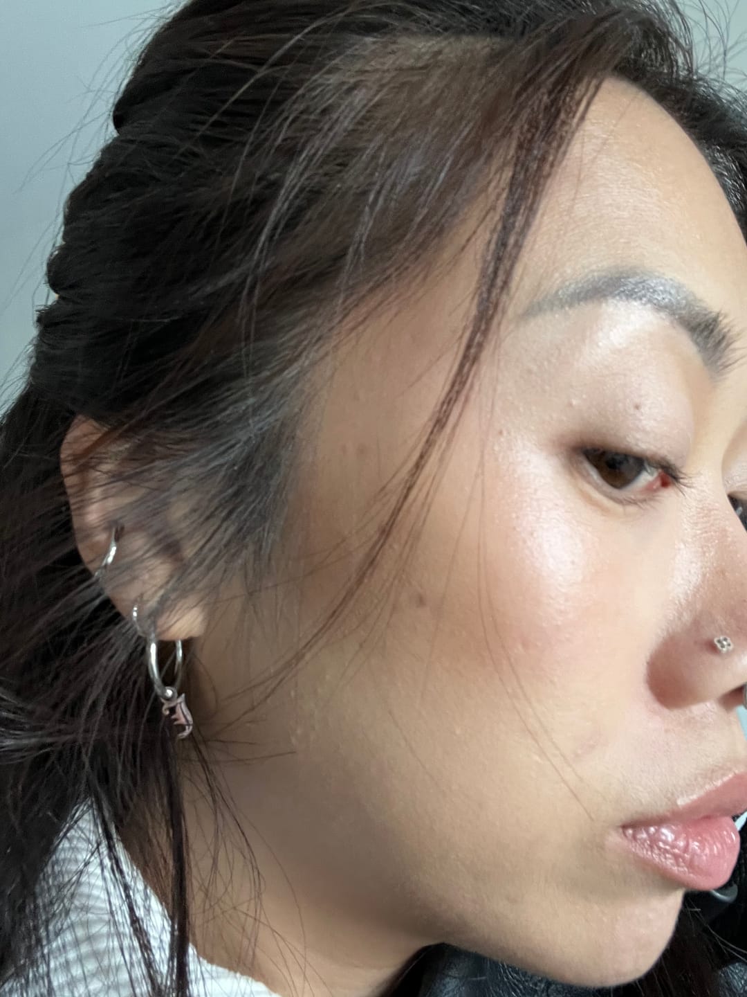 Customer photo review of Green Tear Drop Charm
