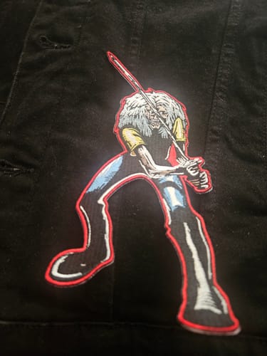 Customer photo review of Iron Maiden - Maiden Japan - Oversize Embroidered Patch