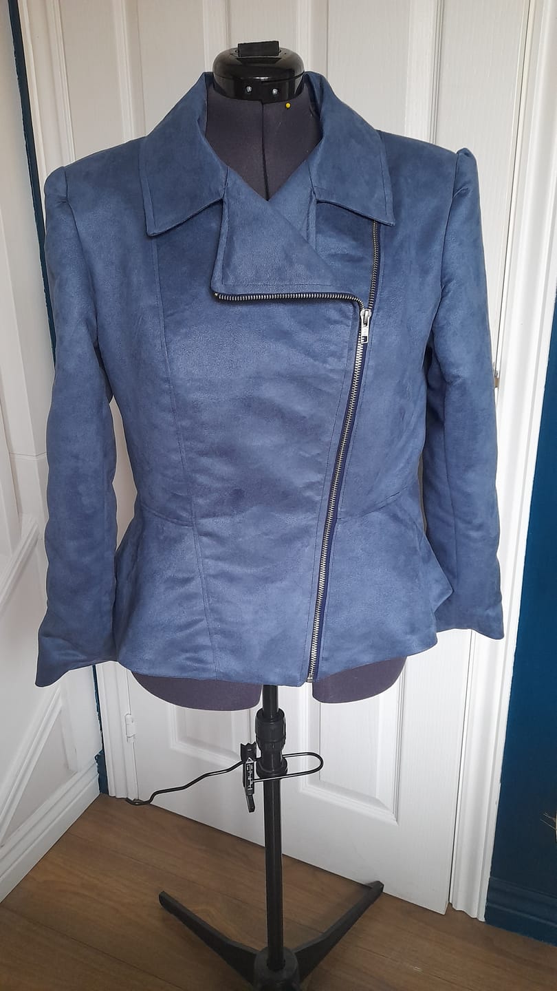 Customer photo review of Plain Faux Suede Fabric
