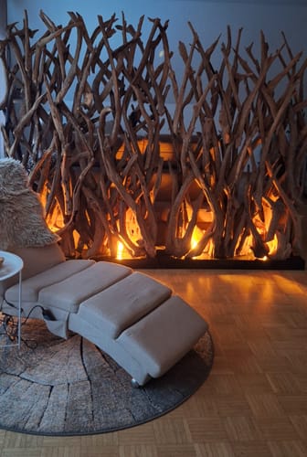 Customer photo review of Design Raumteiler mit Beleuchtung im Sockel