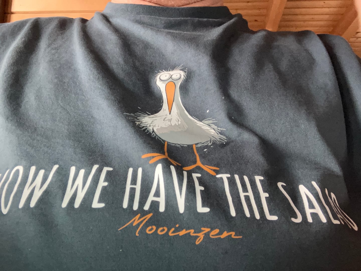 Customer photo review of Now we have the Salad · Unisex Premium Bio T-Shirt