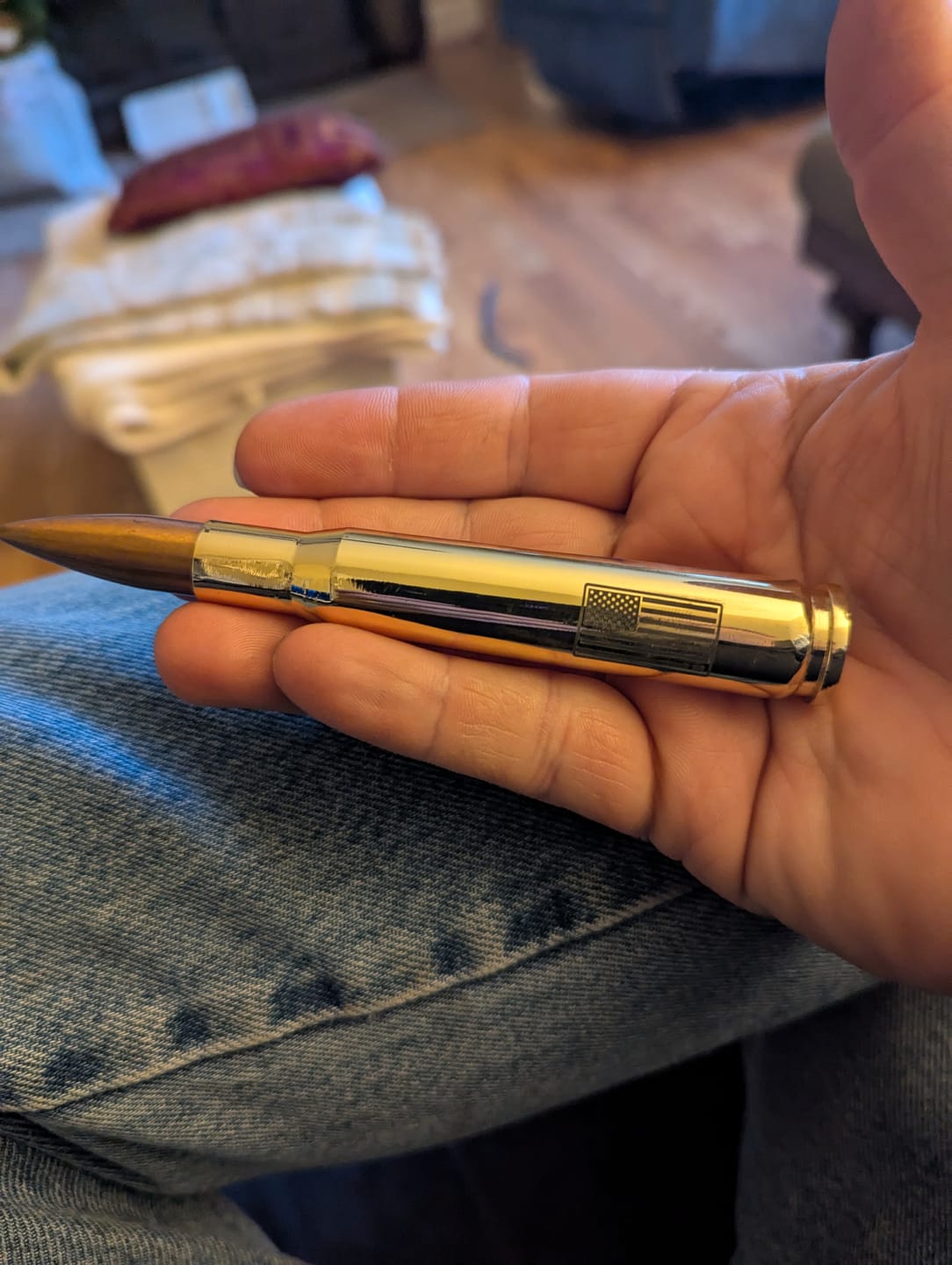 Customer photo review of .50 Cal Bullet Bottle Opener