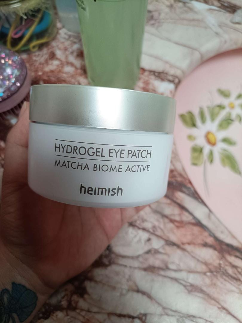 Customer photo review of HEIMISH - Matcha Byome Hydrol Gel Eye Patches 60 PCS | Parches para Ojos