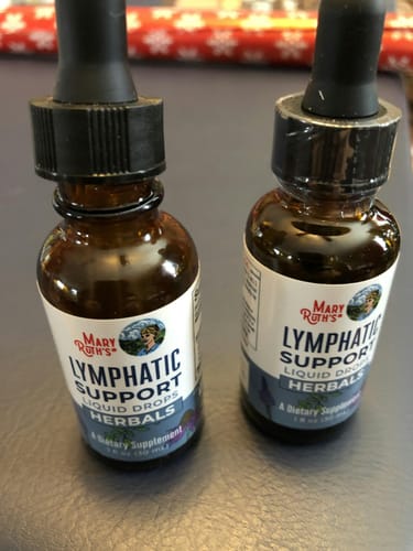 Customer photo review of Organic Lymphatic Support Herbal Extract