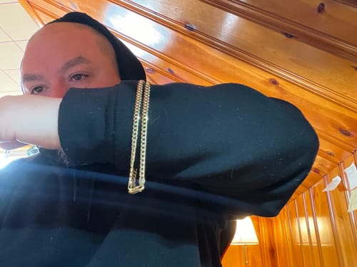 Customer photo review of 10KT Gold Miami Cuban Chain